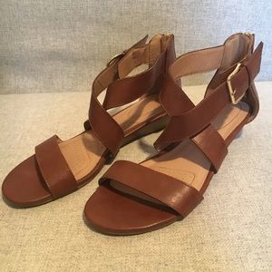 Perfect Brown Leather Summer Sandals